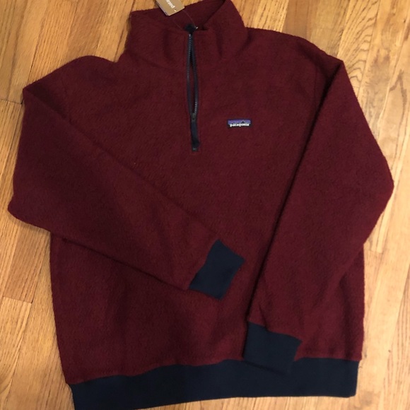 patagonia men's woolyester fleece pullover